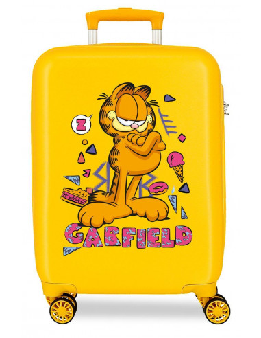 TROLLEY ABS 55CM.4R. GARFIELD OCRE